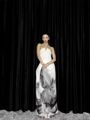 Hanfu dress hanfu skirt hanfu top hanfu cloak hanfu cape cheongsam cheongsam dress chinese dress cheongsam top chinese dragon Traditional Hanfu Black Hanfu Modern Hanfu Black&White Chinese Dance Dress outfit