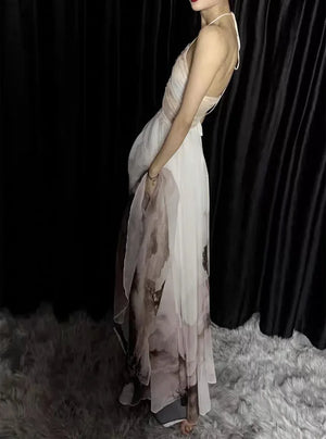 Black&White Chinese Dance Dress outfit - Yandan_Hanfu