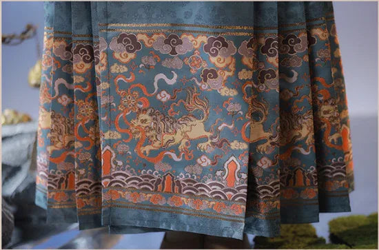 Mamian | Hanfu Dress | Red White - Yandan_Hanfu