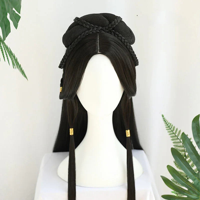 Hanfu Wig | one piece full hair set - Yandan_Hanfu