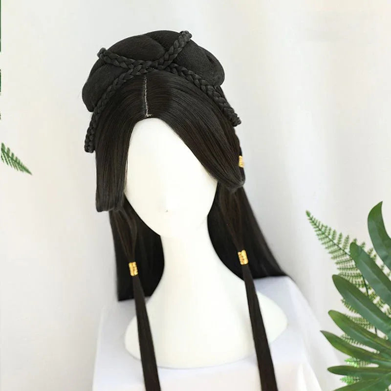 Hanfu Wig | one piece full hair set - Yandan_Hanfu