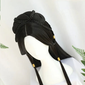 Hanfu Wig | one piece full hair set - Yandan_Hanfu