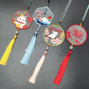 Hand Embroidered Lucky Charm (Finished products) - Yandan_Hanfu