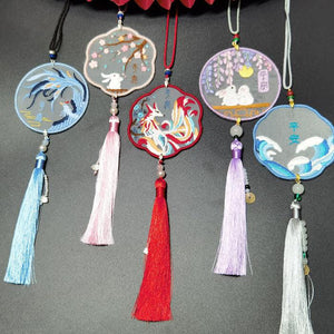 Hand Embroidered Lucky Charm (Finished products) - Yandan_Hanfu