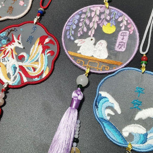 Hand Embroidered Lucky Charm (Finished products) - Yandan_Hanfu