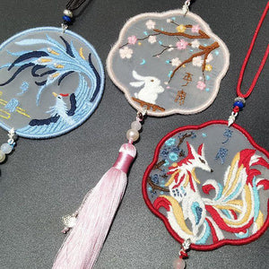 Hand Embroidered Lucky Charm (Finished products) - Yandan_Hanfu