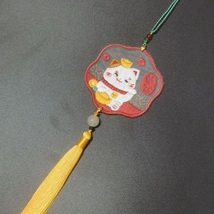 Hand Embroidered Lucky Charm (Finished products) - Yandan_Hanfu