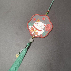 Hand Embroidered Lucky Charm (Finished products) - Yandan_Hanfu