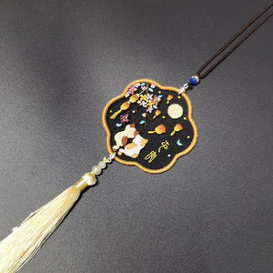 Hand Embroidered Lucky Charm (Finished products) - Yandan_Hanfu