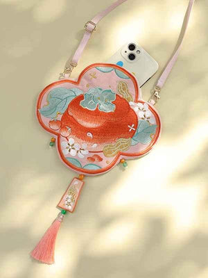 Red Embobridery Hanfu/ Qipao Bag - Yandan_Hanfu