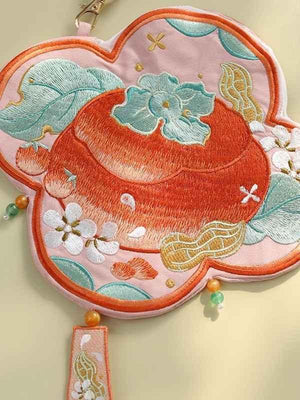 Red Embobridery Hanfu/ Qipao Bag - Yandan_Hanfu