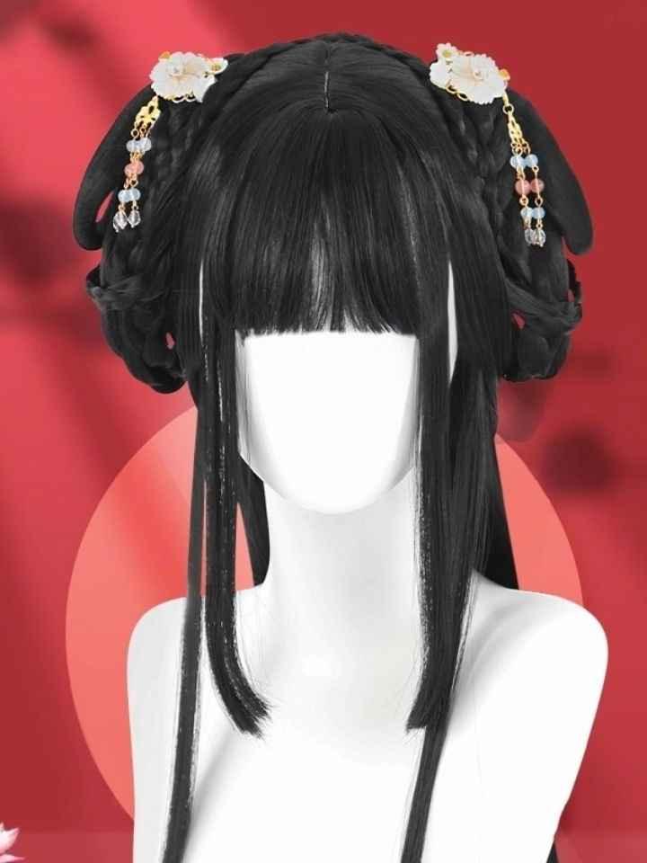 Hanfu Wig | One Piece Full Hair Set - Yandan_Hanfu
