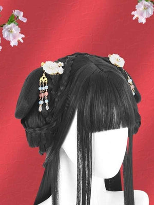 Hanfu hair accessories Hanfu hairstyles Hanfu cosplay wig Chinese traditional wig Han dynasty wig Hanfu wig for sale Hanfu hairstyle wig Historical costume wig Chinese cultural wig Hanfu cosplay accessory chinese wig chinese bang wig china best wigs chinese wigs wigs from china china bang wig chinese bob wig chinese bang bob wig chinese bang wig human hair wig chinese