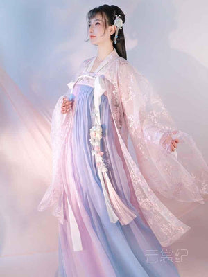 Traditional Pink&Purple Hanfu 【Spring】 - Yandan_Hanfu