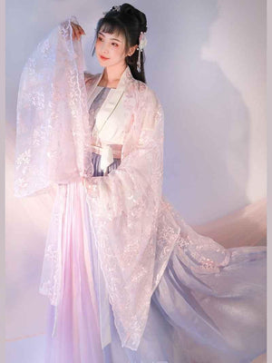 Traditional Pink&Purple Hanfu 【Spring】 - Yandan_Hanfu