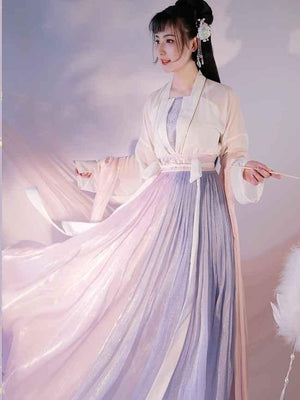 Traditional Pink&Purple Hanfu 【Spring】 - Yandan_Hanfu