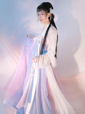 Traditional Pink&Purple Hanfu 【Spring】 - Yandan_Hanfu