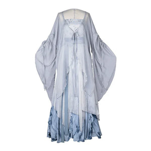 Modern Hanfu Collection | Daily outerwear, tie-dye skirt, irregular skirt, fairy elements - Yandan_Hanfu