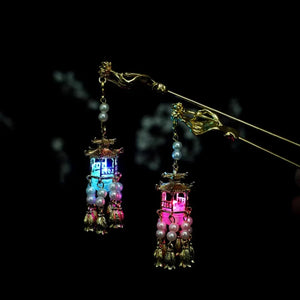 Shinning pavilion tassel hairpin - Yandan_Hanfu