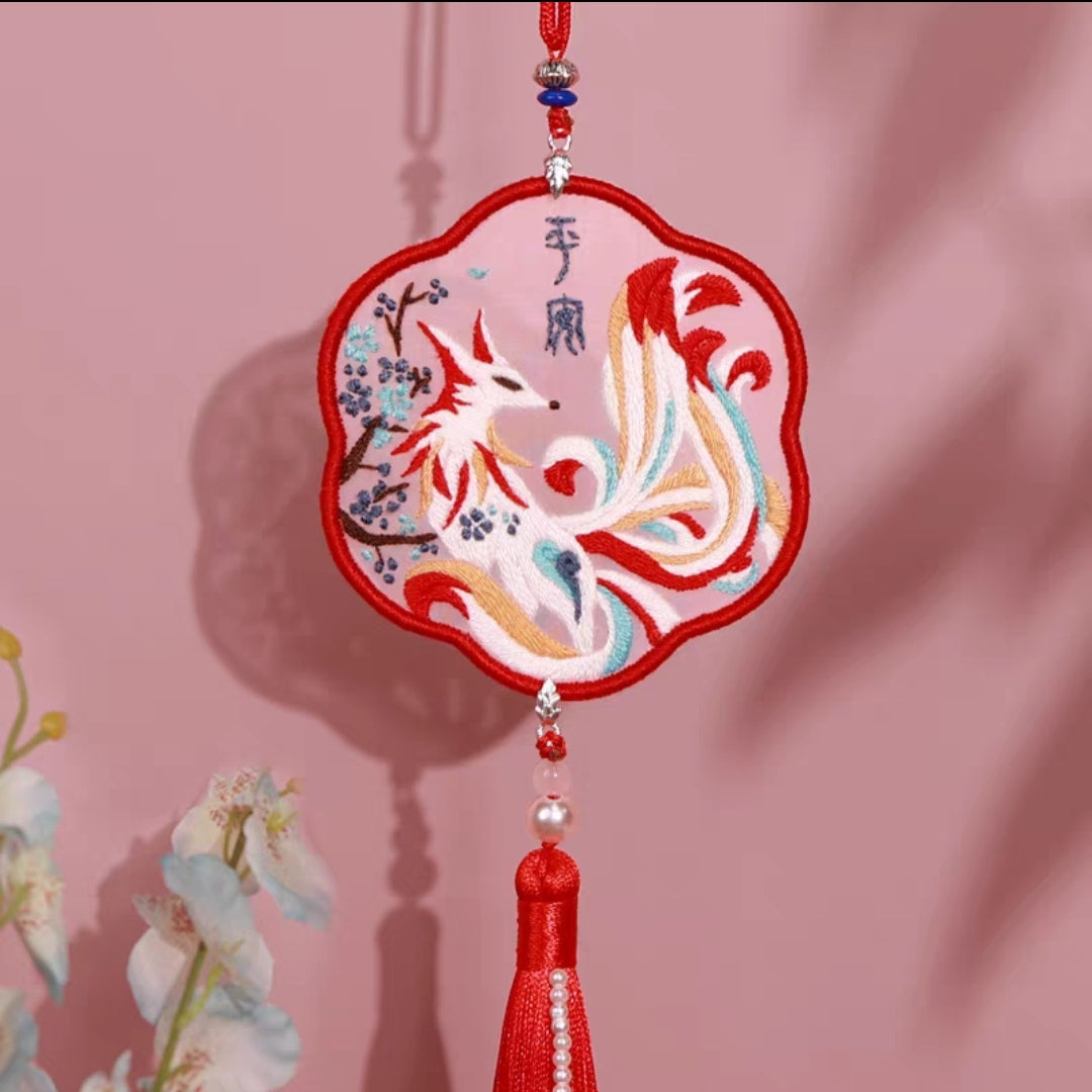 Handmade embroidery Lucky charm material pack - Yandan_hanfu_china