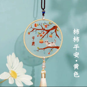 Handmade embroidery Lucky charm material pack - Yandan_hanfu_china