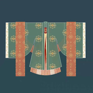 Tan dynasty embroidered hanfu dress - Yandan_Hanfu