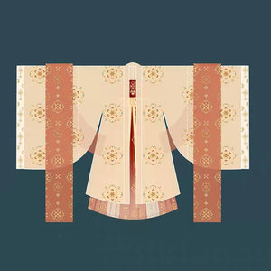 Tan dynasty embroidered hanfu dress - Yandan_Hanfu
