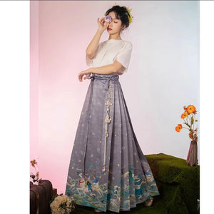 Modern Hanfu Dress| Ma Mian - Yandan_Hanfu