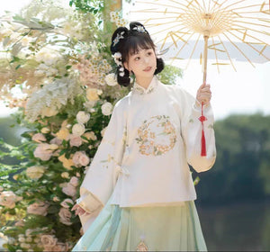 Ming Dynasty | Rabbit Hanfu Set - Yandan_Hanfu