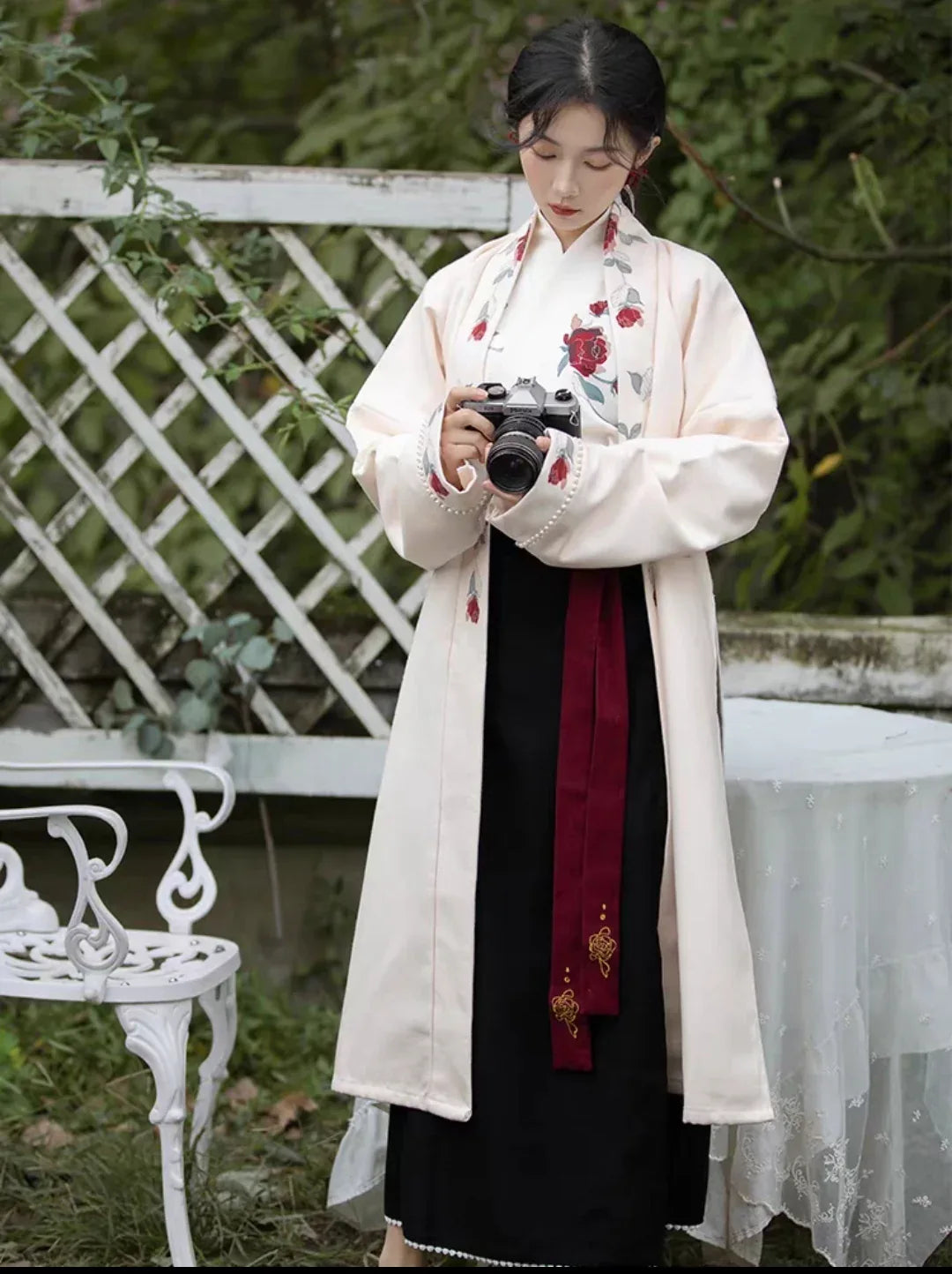 Rose | Modern Red Hanfu - Yandan_Hanfu