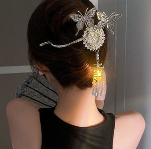 Lantern butterfly hairpin 【新中式】 - Yandan_hanfu_china
