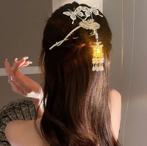 Lantern butterfly hairpin 【新中式】 - Yandan_Hanfu