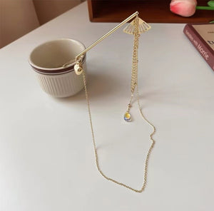 Fan Tassel Hairpin - Yandan_hanfu_china