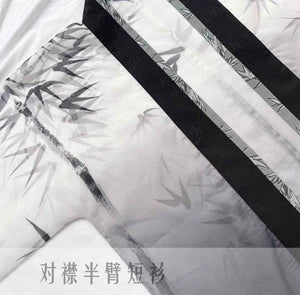 Unisex Hanfu Dress 【Bamboo】 - Yandan_Hanfu