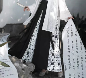 Song Dynasty | Black&White Modern Hanfu - Yandan_Hanfu