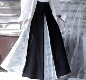 Song Dynasty | Black&White Modern Hanfu - Yandan_Hanfu