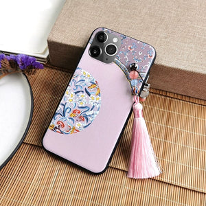 Chinese-style phonecase-喜相逢pink Yandan_hanfu_china