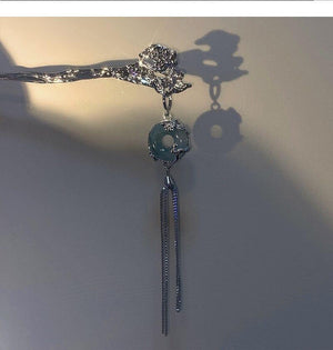 Dragon jade hairpin - Yandan_Hanfu