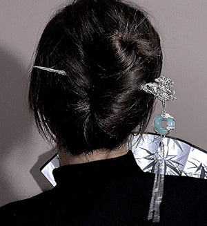 Dragon jade hairpin - Yandan_Hanfu