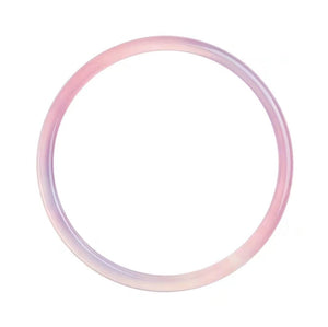 Handmade white\pink chalcedony bracelet Yandan_hanfu_china Pink chalcedony bracelet 54-56