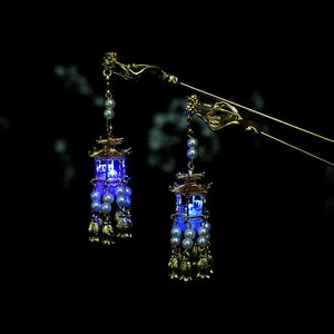 Shinning pavilion tassel hairpin - Yandan_Hanfu