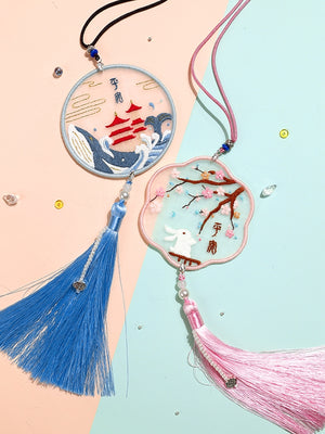 Handmade embroidery Lucky charm material pack - Yandan_hanfu_china