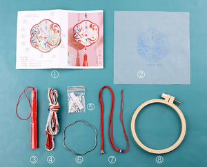Handmade embroidery Lucky charm material pack - Yandan_hanfu_china