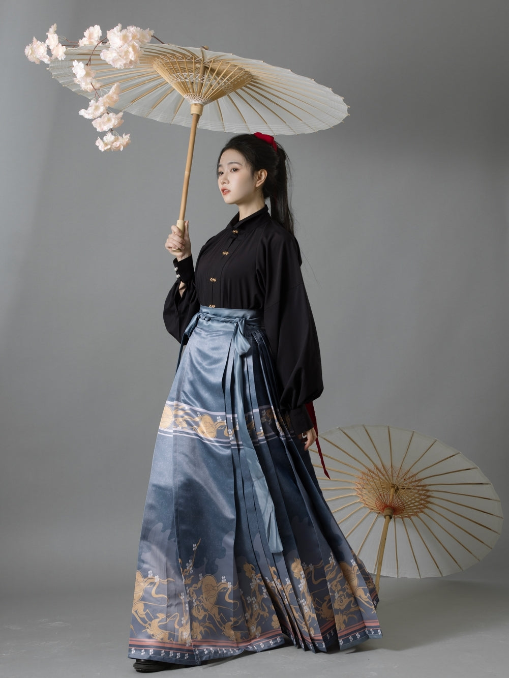 Ming Dynasty|JIUMI Modern Hanfu Set| Mamian - Yandan_hanfu_china