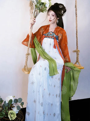 Tan Dynasty | Ce Hai Hanfu Dress - Yandan_Hanfu