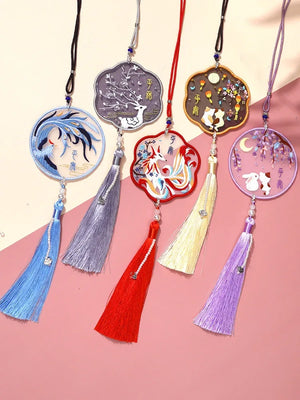 Hand Embroidered Lucky Charm (Finished products) - Yandan_Hanfu