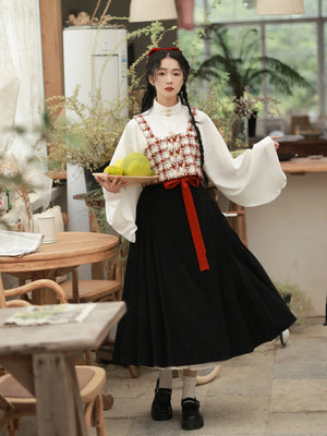 Ming Dynasty | Winter Modern Hanfu | Mamian - Yandan_Hanfu