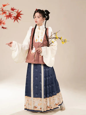 Ming Dynasty | Ru Yi Hanfu Set Spring|Autumn|Winter - Yandan_Hanfu