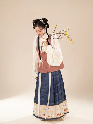 Ming Dynasty | Ru Yi Hanfu Set Spring|Autumn|Winter - Yandan_Hanfu