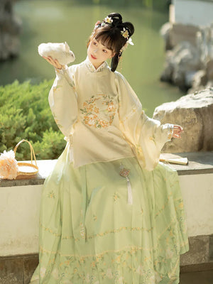 Ming Dynasty | Rabbit Hanfu Set - Yandan_Hanfu